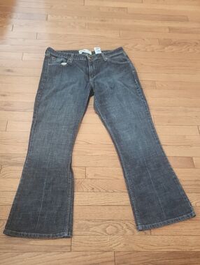 Levi Strauss Low Rise Bootcut Misses 12 Short Blue Jeans